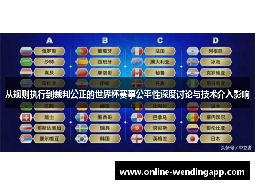 从规则执行到裁判公正的世界杯赛事公平性深度讨论与技术介入影响 从规则执行到裁判公正的世界杯赛事公平性深度讨论与技术介入影响